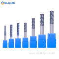 Custom 4Flute End Mill Altin Tisin Coating Fresa